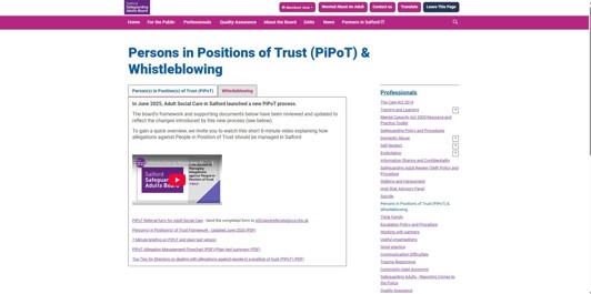 Screenshot of PiPoT webpage