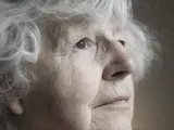 Close Up Of Face of Older lady