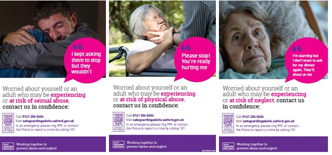 Image showing three small images of the new SSAB posters